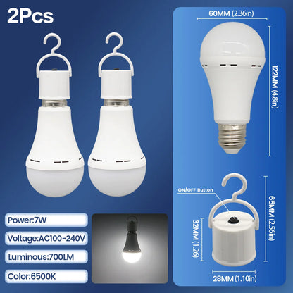 EverBright™ Rechargeable Emergency LED Bulb (6 Hours of Backup, Fits Any Lamp)