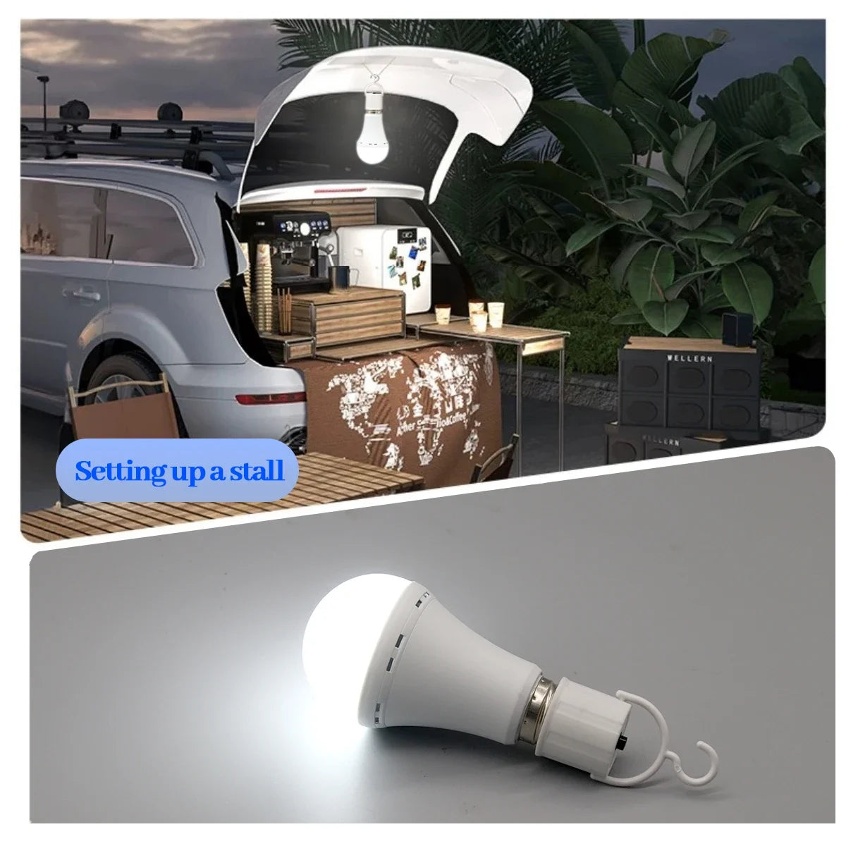 EverBright™ Rechargeable Emergency LED Bulb (6 Hours of Backup, Fits Any Lamp)